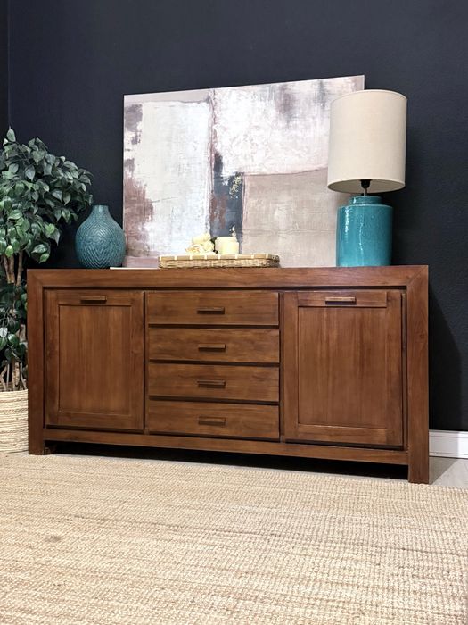 aparador, consola, louceiro, armario, acacia, oriental, rustico