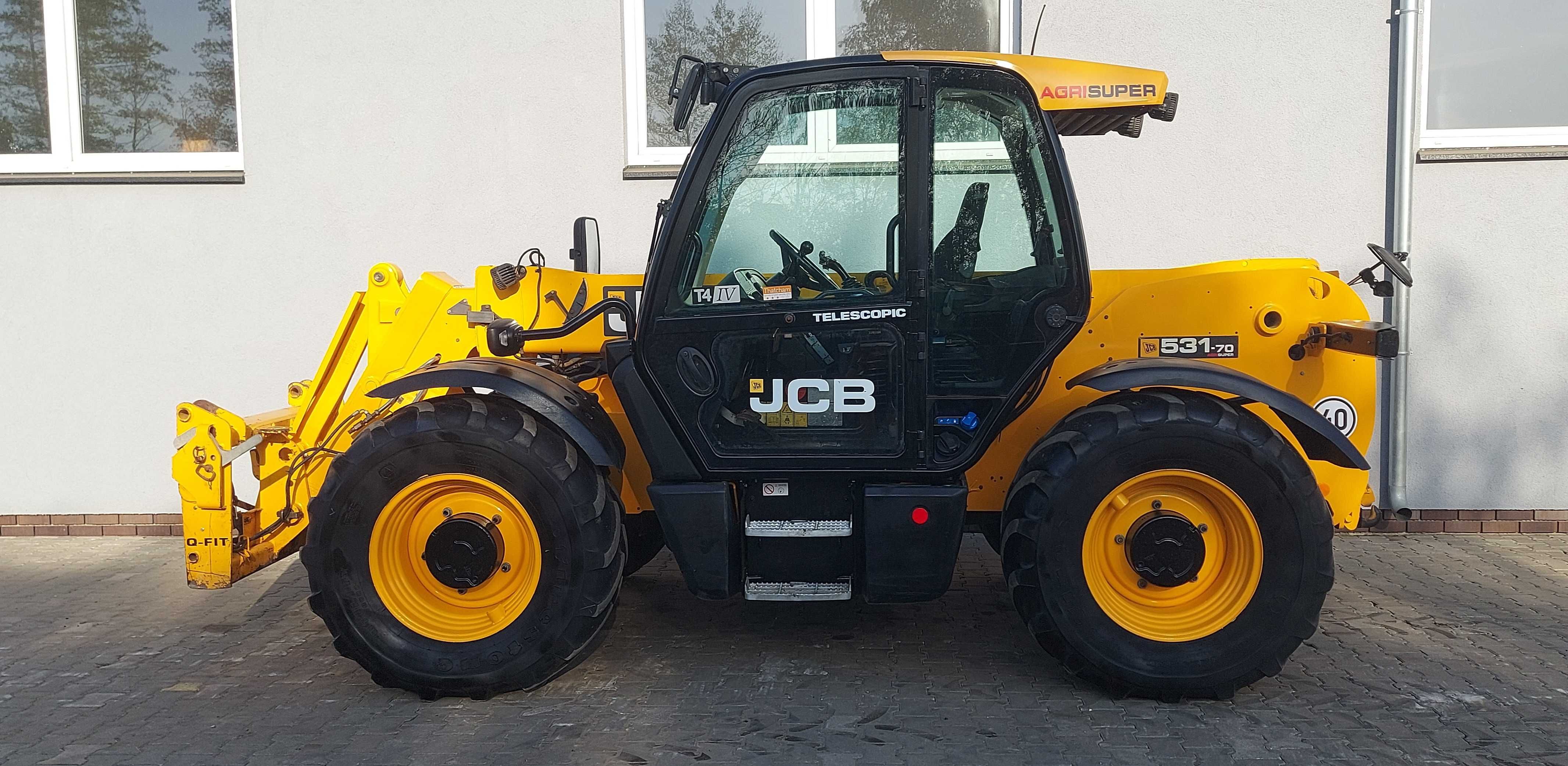 JCB 531-70 AGRI SUPER Oryginał NAJBOGATSZA WERSJA Klima 40km/h 130kM