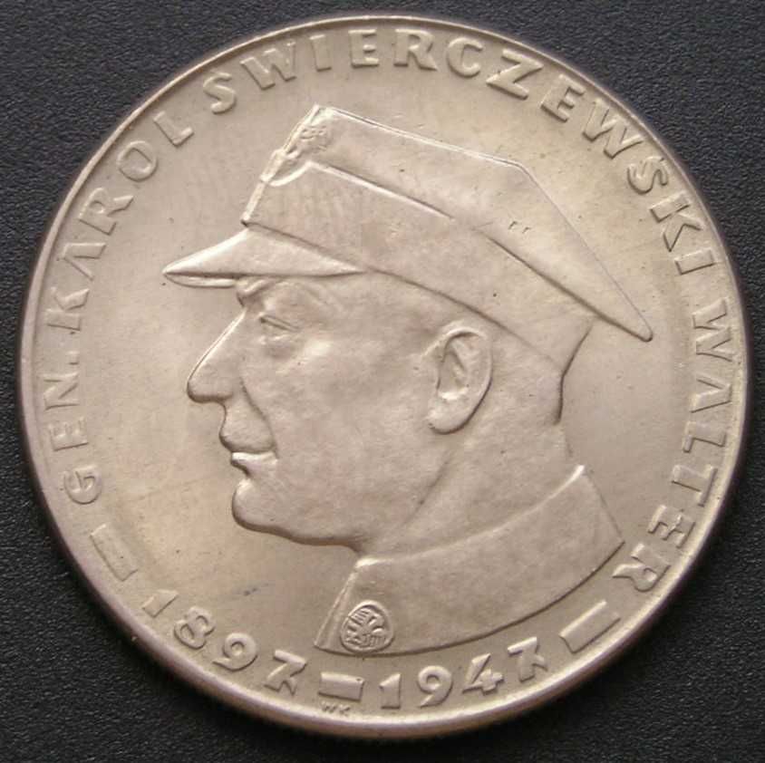 Polska 10 złotych 1967 - Karol Świerczewski - Walter - stan 1/2