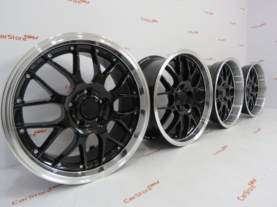 Jante Look BBS RS GT 18 8 et 35 +9 et38 5x120 Black