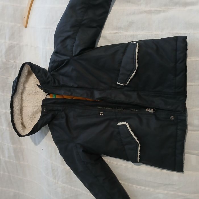 Kurka zimowa z kapturem, United Colors of Benetton, rozm. 100 cm