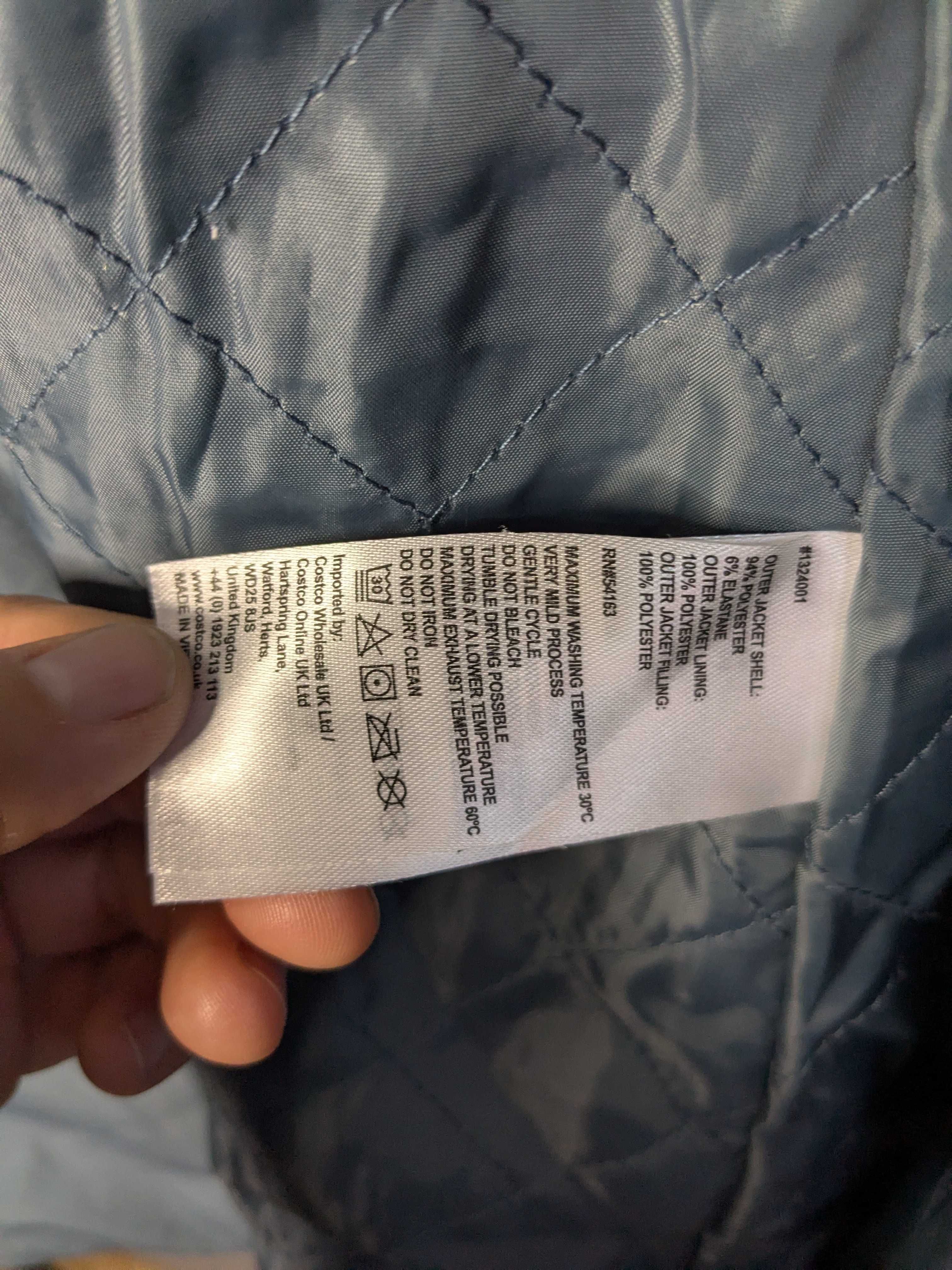 DKNY lekka kurtka ocieplana miętowa rozm. M