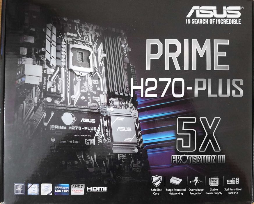Pentium G4400 3.30GHz s1151 + Asus H270-Plus + 8Gb DDR4