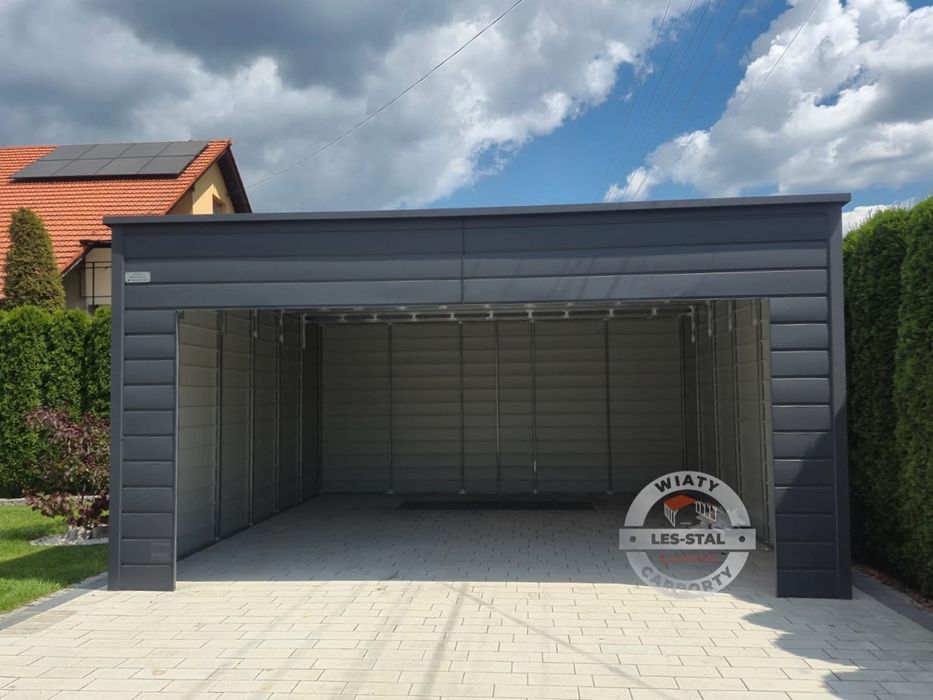 Wiata blaszana Garaż Carport Zadaszenie