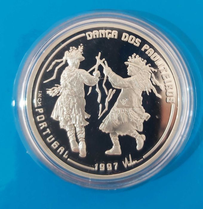 1.000$00 de 1997, Dança Pauliteiros Prata proof