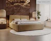 Masywne łóżko do sypialni tapicerowane Santorini- dostawa za darmo!