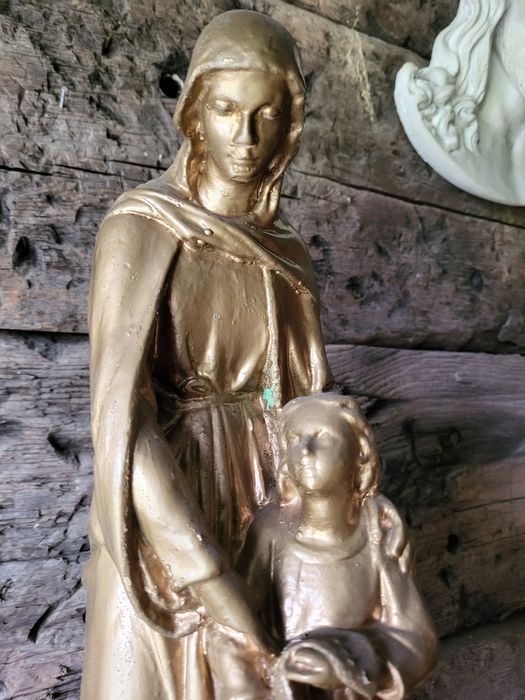 Święta Anna gipsowa figurka
