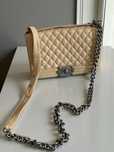 Vintage skorzana torebka na ramie chanel drip ysl burberrry