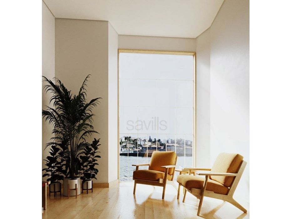 Apartamento T1 de luxo com terraço, à venda na marginal de Gaia