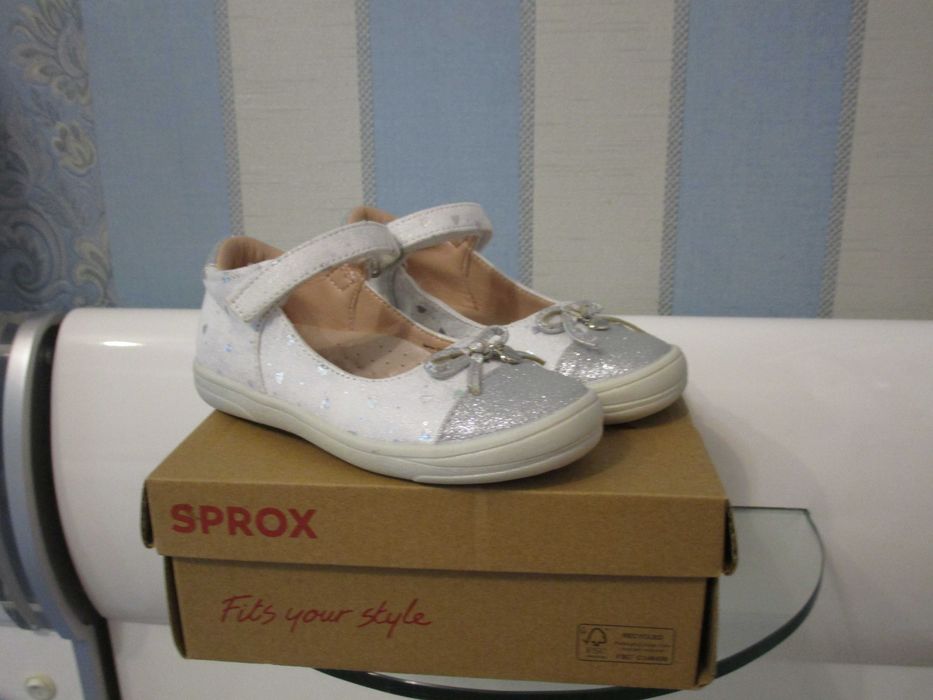 Туфельки белые Sprox, размер 26