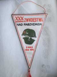 Proporczyk XXX rocznica zwycięstwa nad faszyzmem 1975