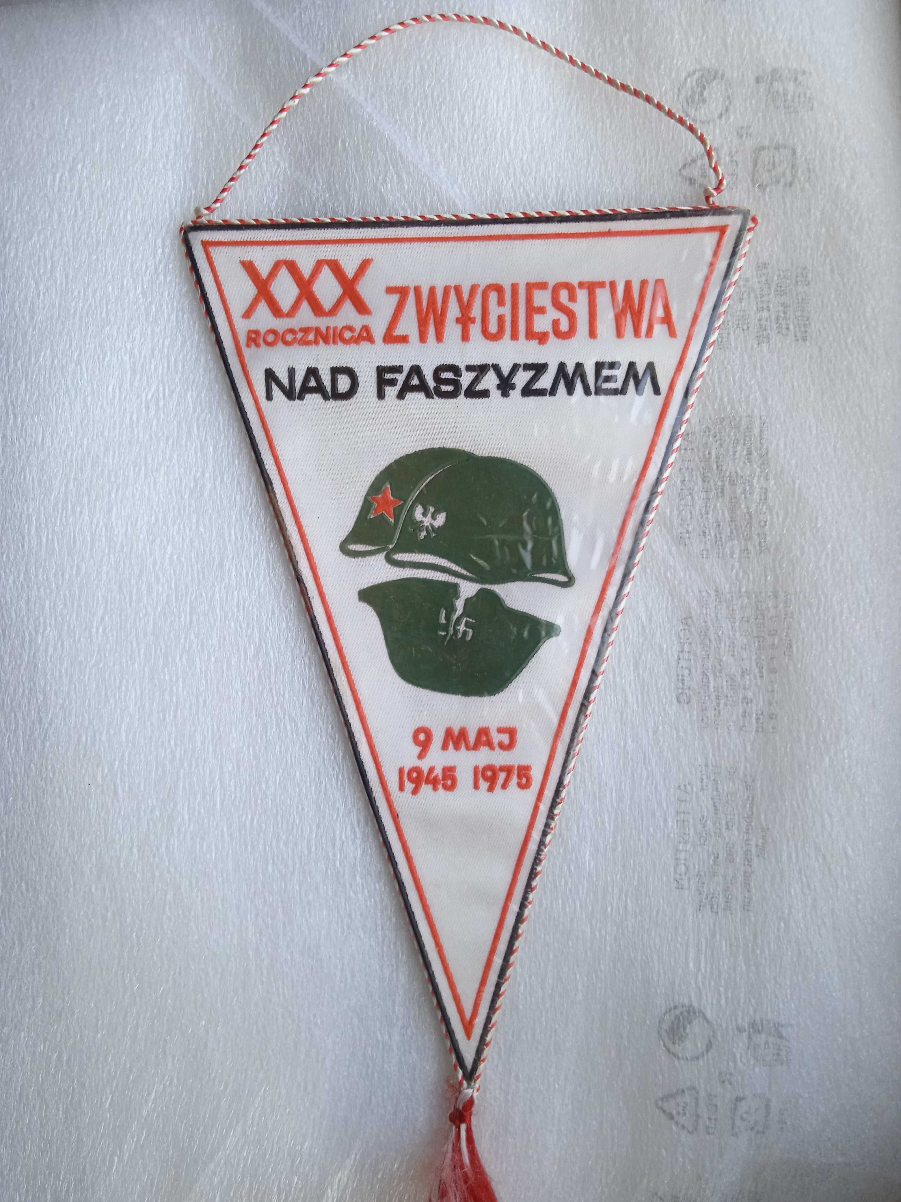 Proporczyk XXX rocznica zwycięstwa nad faszyzmem 1975