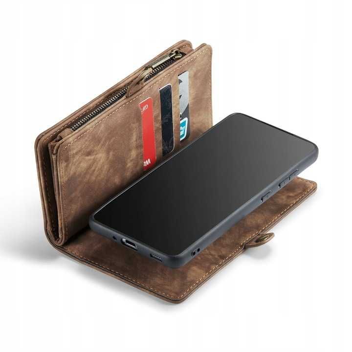 Etui skórzane portfel do Samsung Galaxy S 22 PLUS zielony