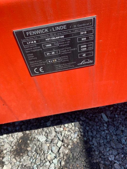 LINDE LT16B 2018rok