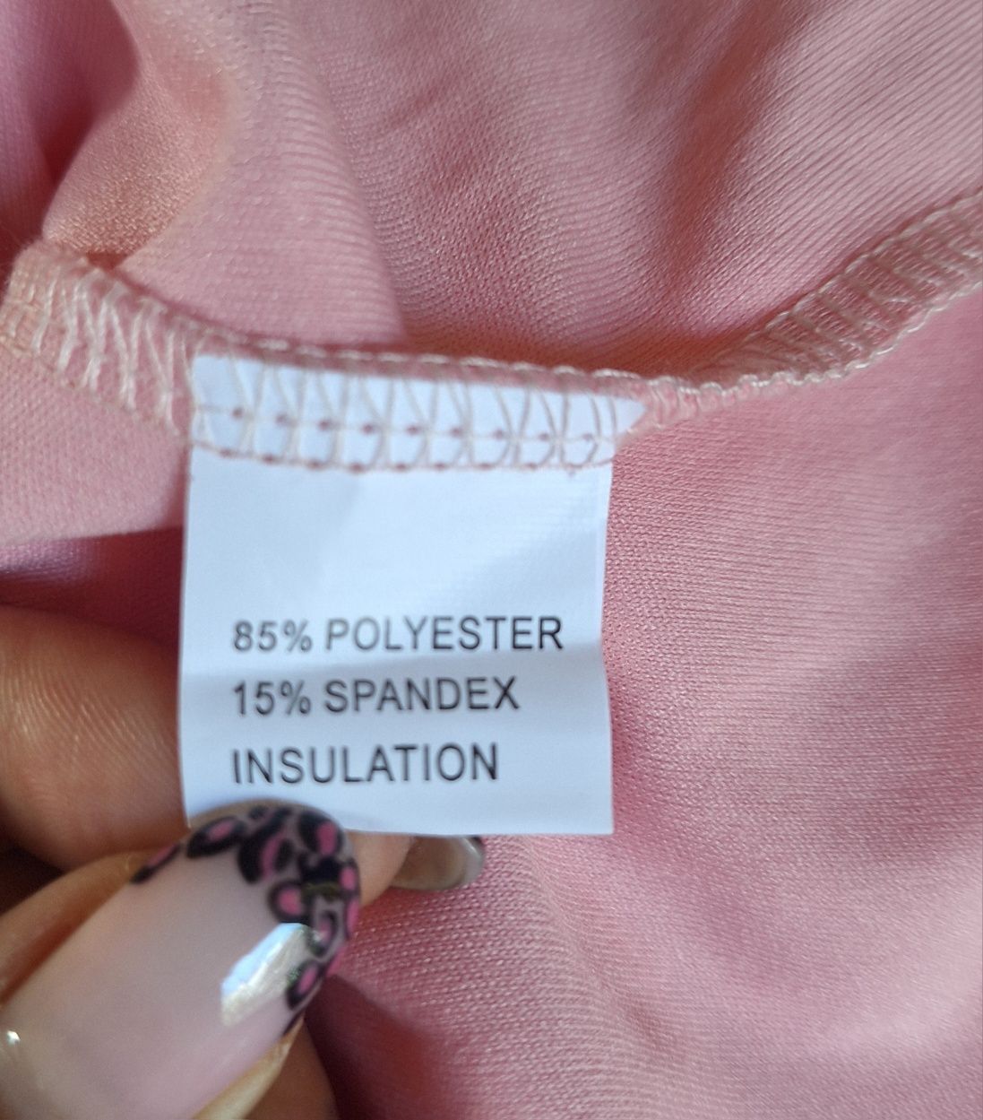 Różowy damski kombinezon długi rozmiar XL 42