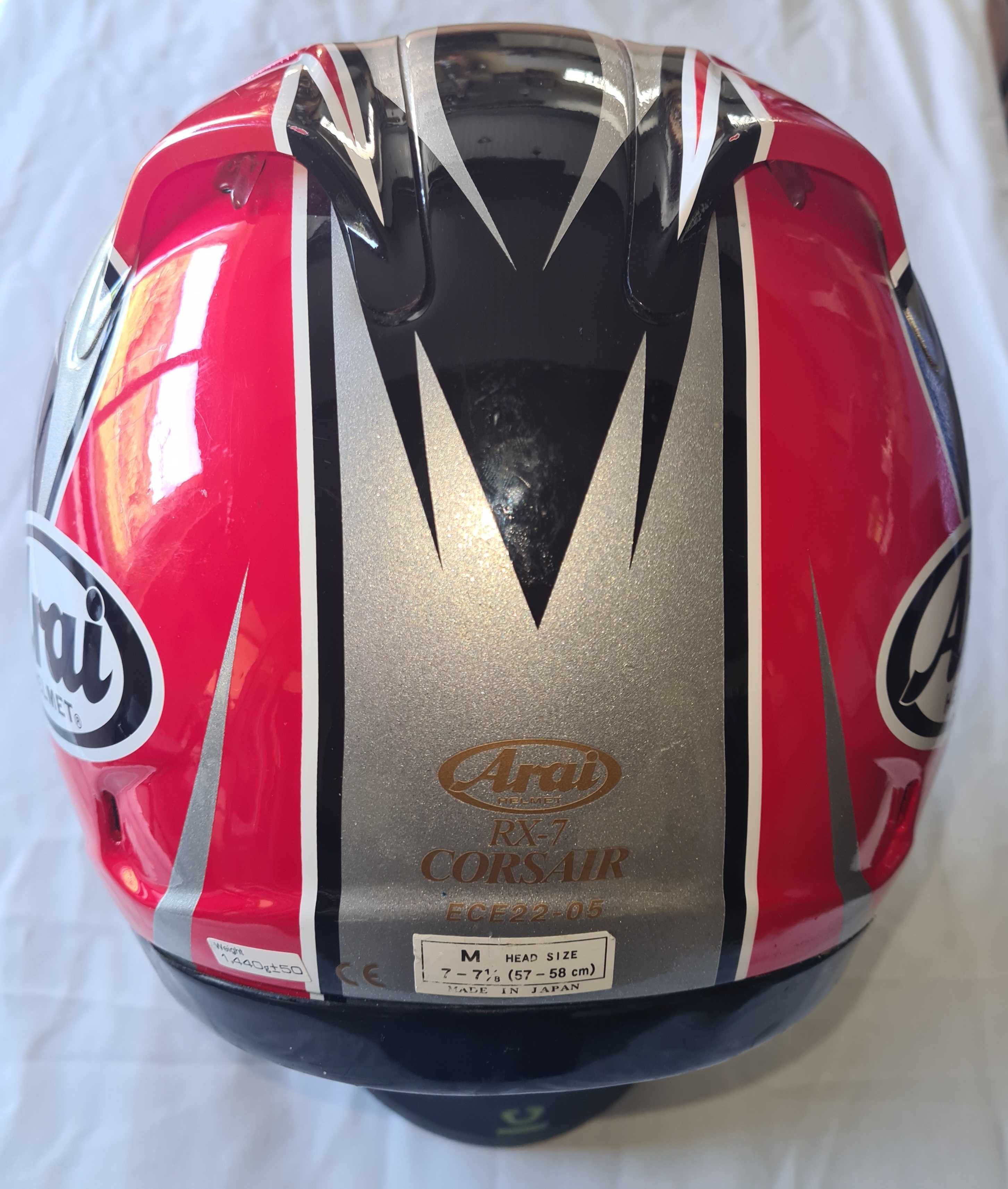 Capacete ARAI RX7 Corsair Edwards Red