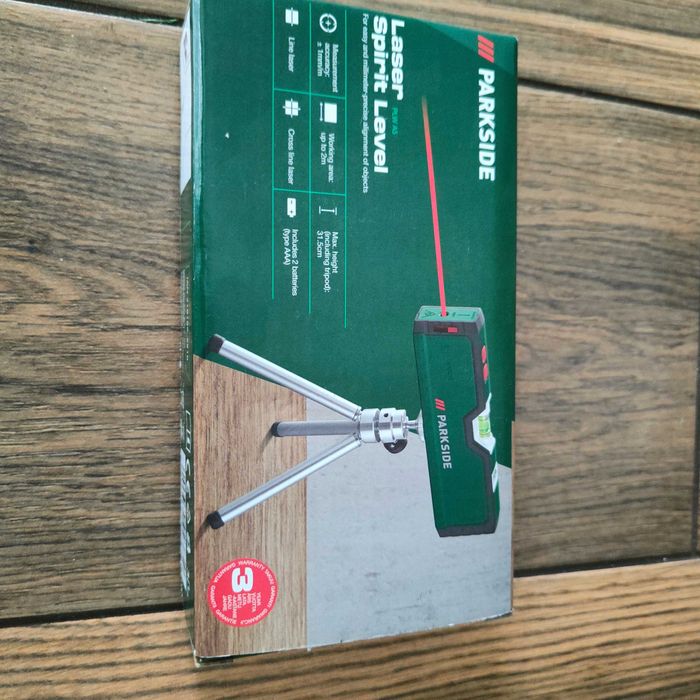 Poziomica laserowa parkside