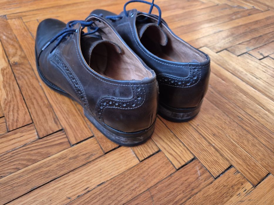 Туфлі чоловічі Оксфорд  коричневі 43р