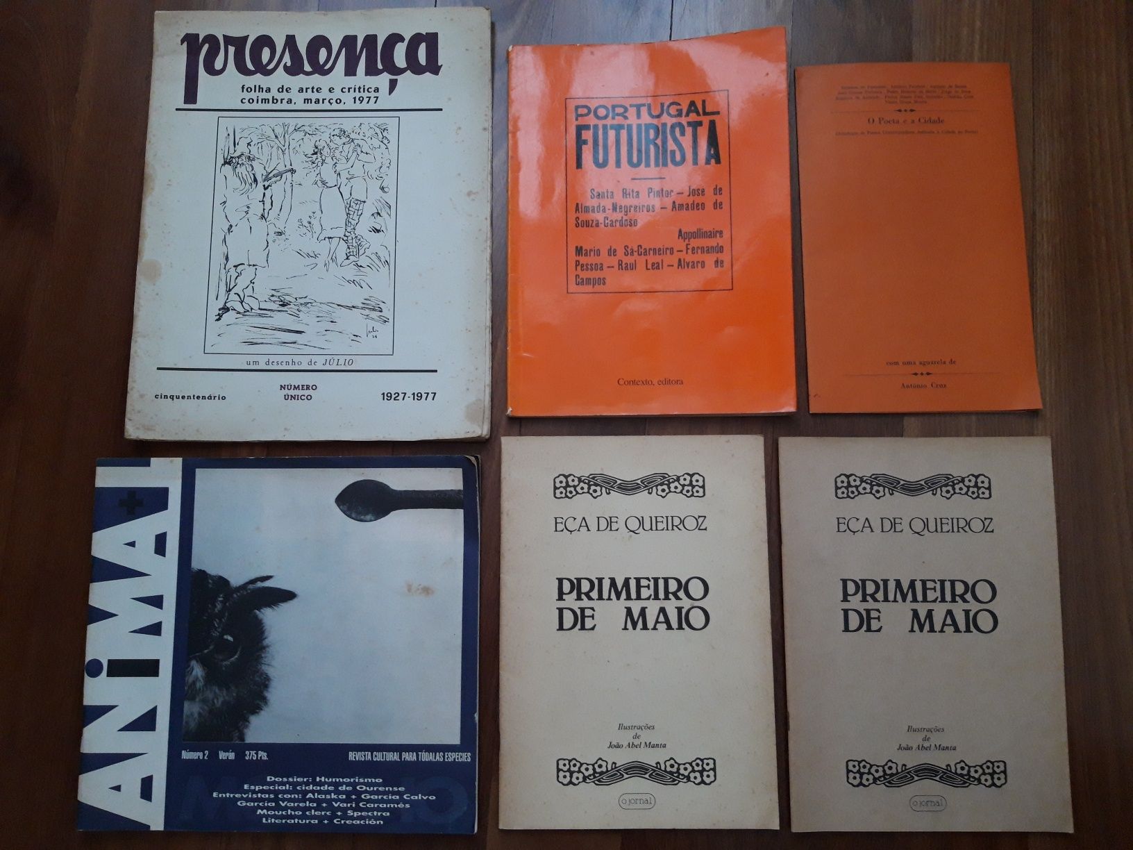 Revistas: Presença/1⁰ Maio Eça Queiroz/Poeta e Cidade