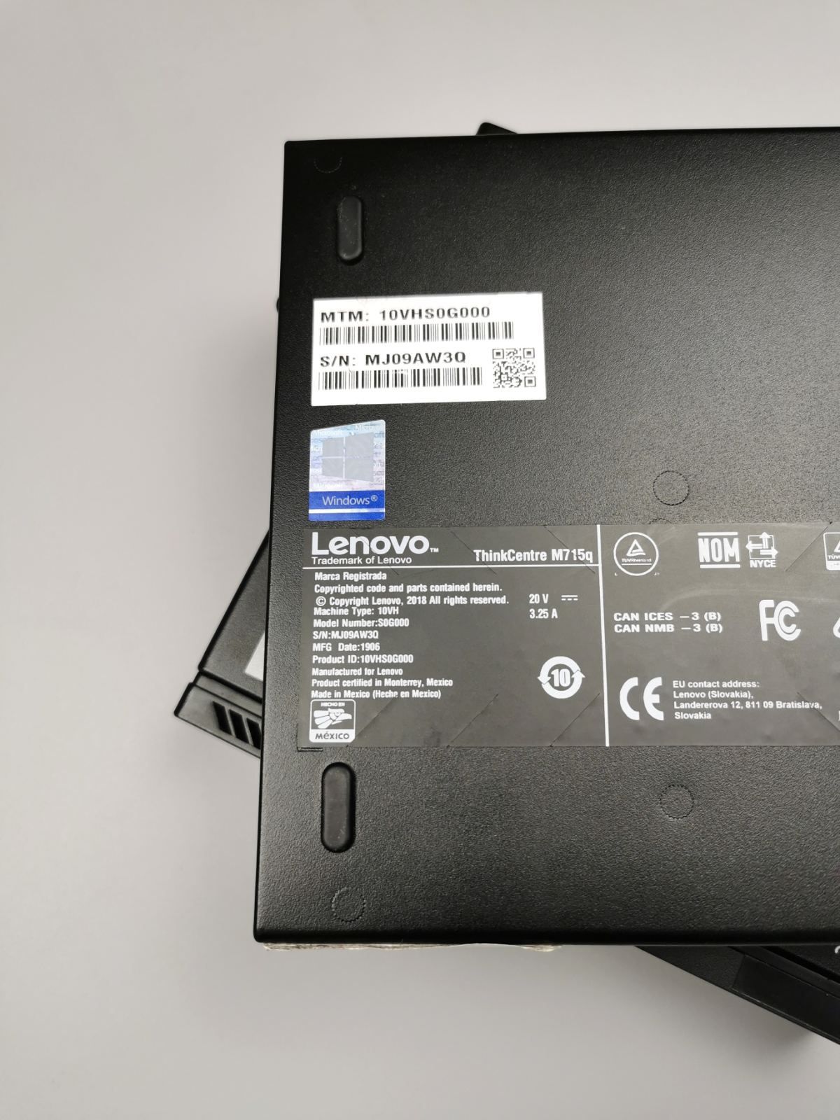 Міні пк Lenovo ThinkCentre M715Q