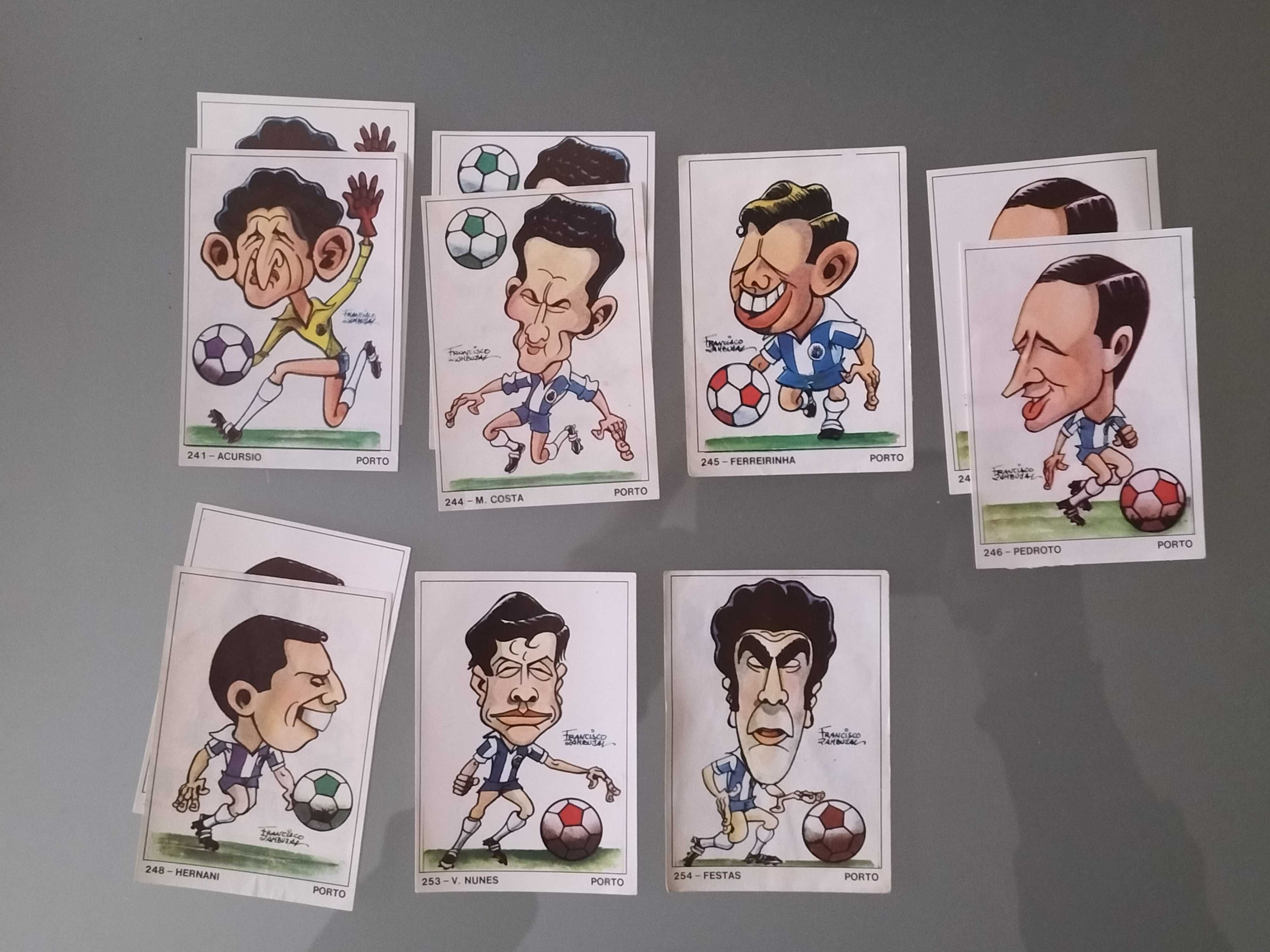 Lotes de Cromos "Idolos de Portugal 80-81"