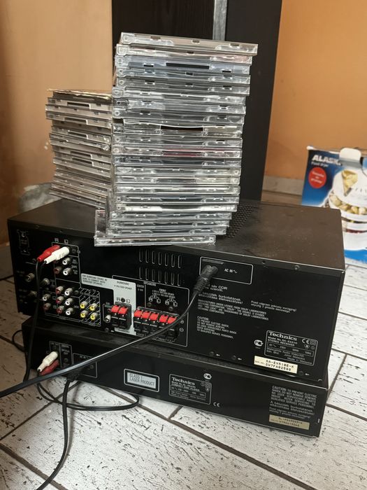 Wieża Technics SA-EX510 i dwie kolumny SB-T200 + płyty gratis!