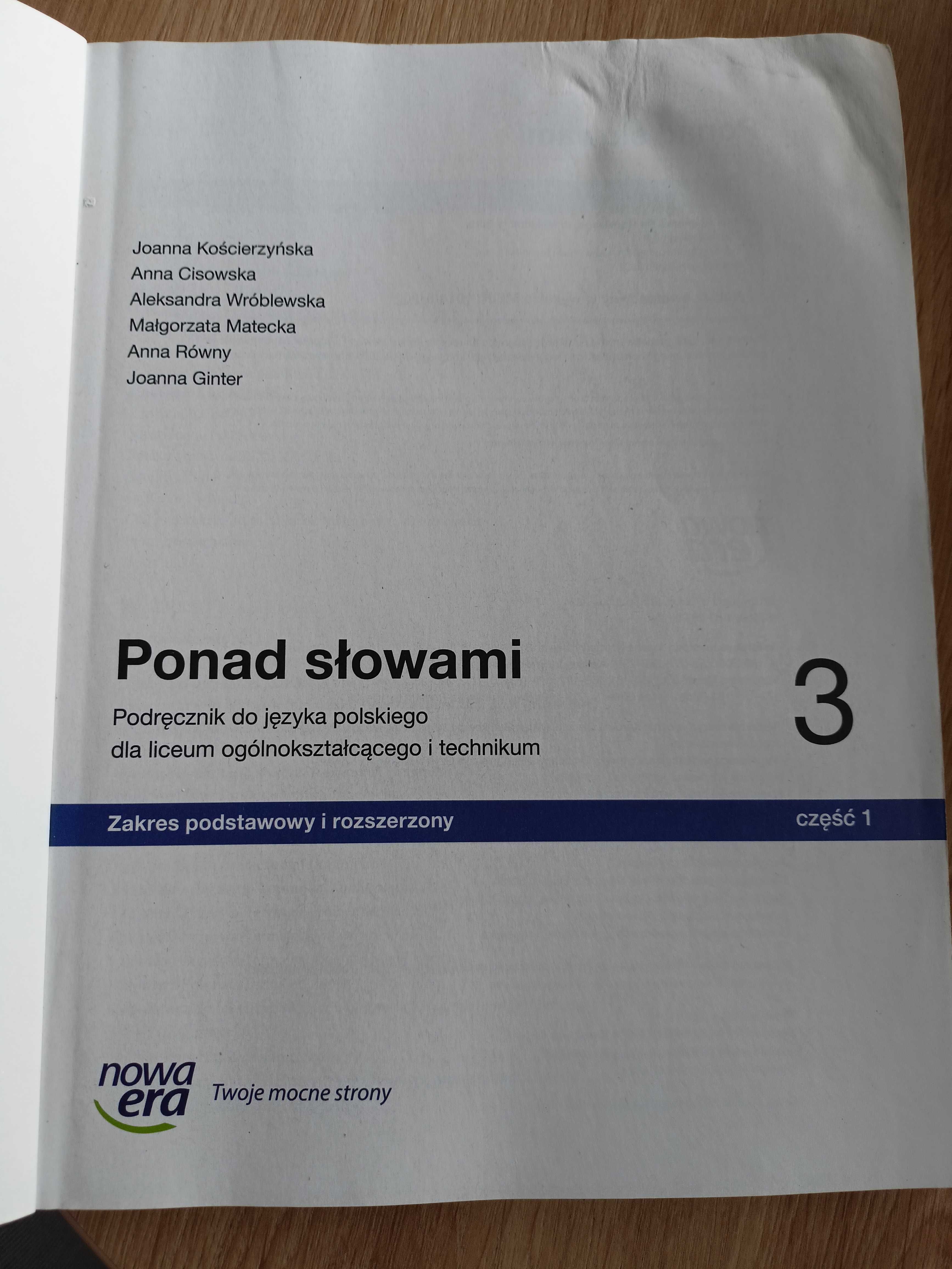 Podręcznik Ponad słowami 3