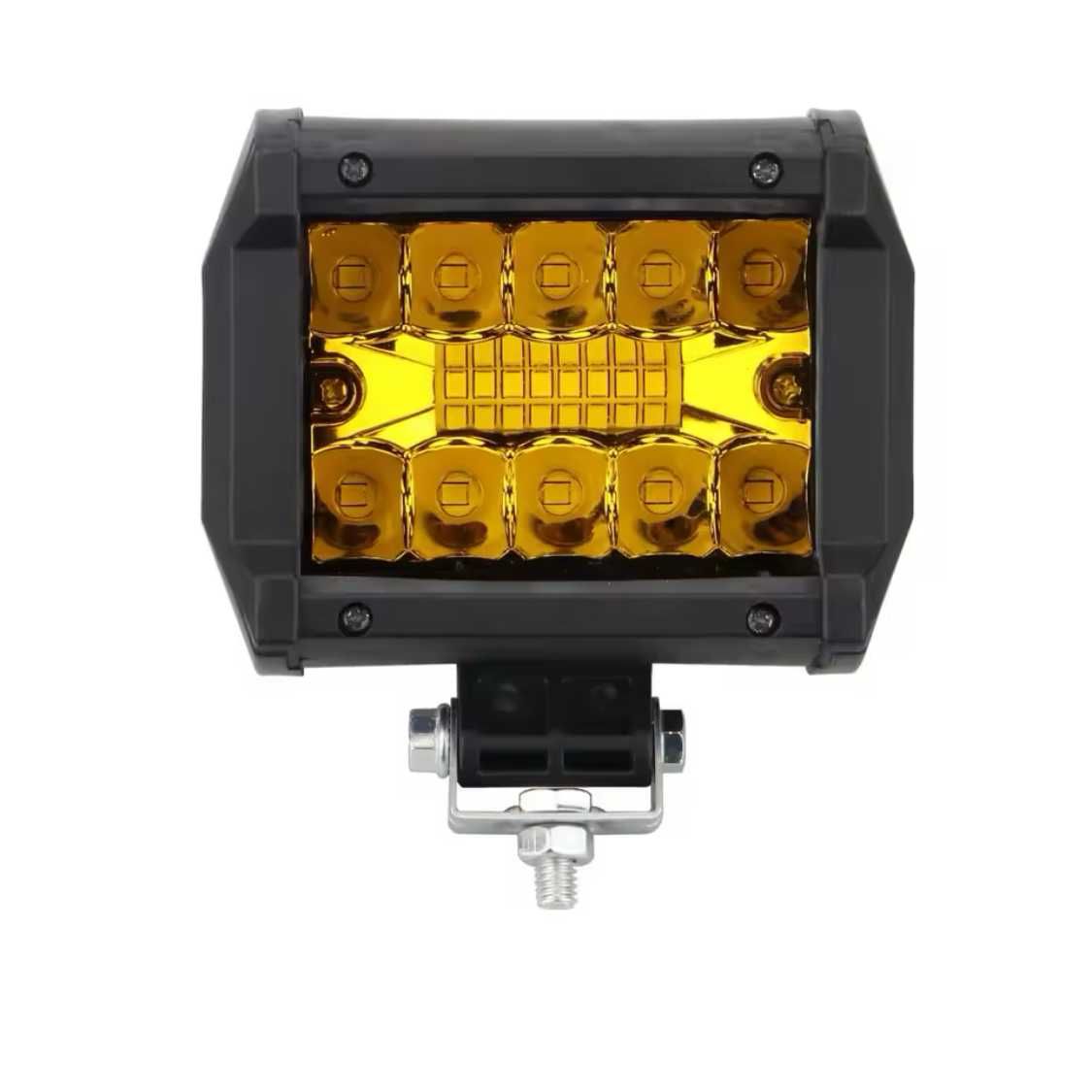 Par faróis auxiliares LED offroad spot quadrado