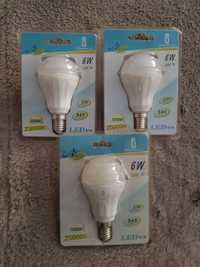 Żarówka LED Bańka(model A55)6W,230V,gwint E14,barwa biała ciepła