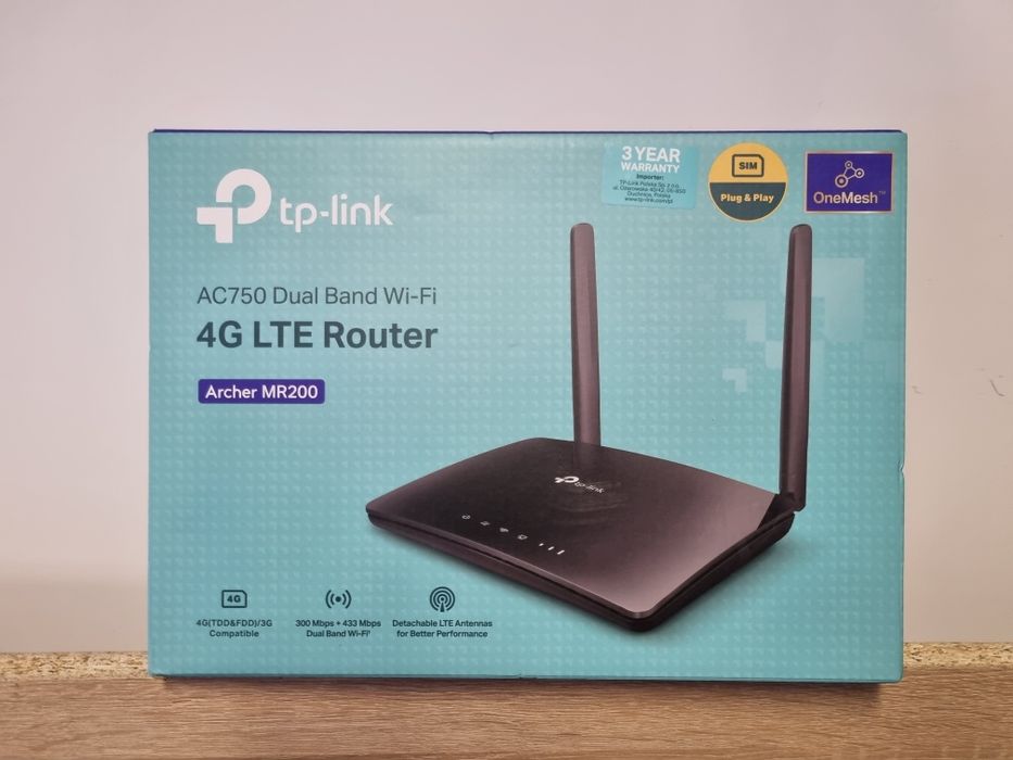 Router na kartę sim tp link ac750 4G LTE