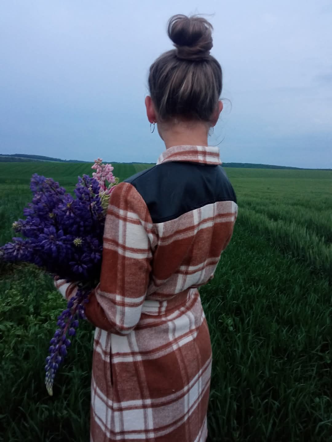 Сорочка-сукня у клітинку