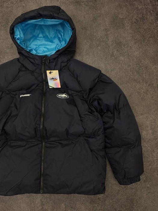 Corteiz Elitework Puffer Jacket Blue