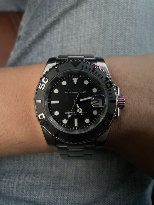 seiko yacht master novo em folha