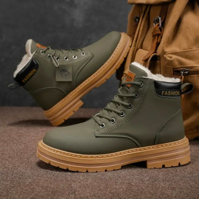 Зимние мужские ботинки 44.5-45 размер под стопу 28.7-29см