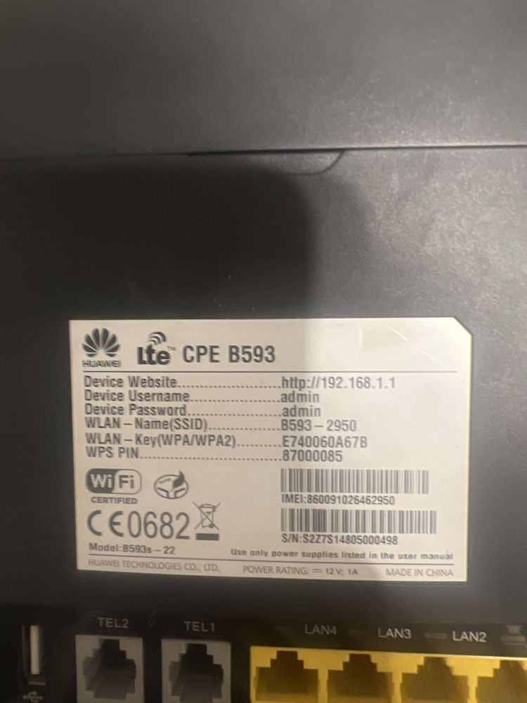 Router Huawei czarny