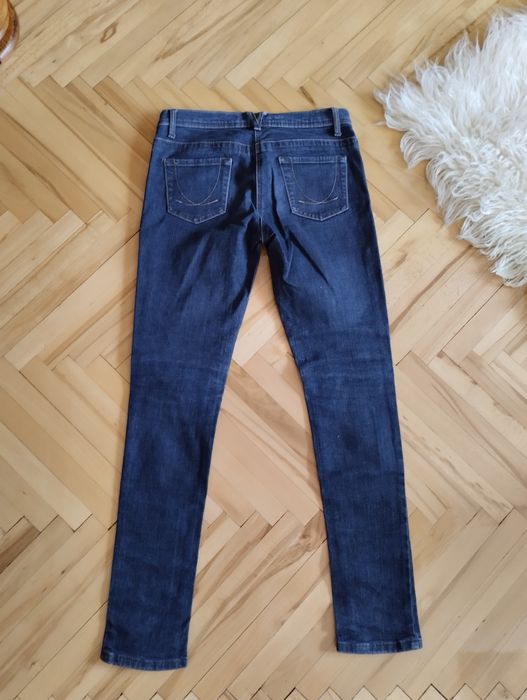 Dżinsy Jeansy rurki skinny denim M spodnie jeansowe dżinsowe biodrówki