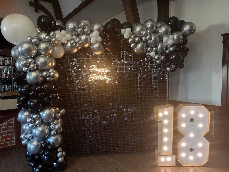 Dekoracje balonowe, ścianki, balony na hel - komunie, wesela, urodziny