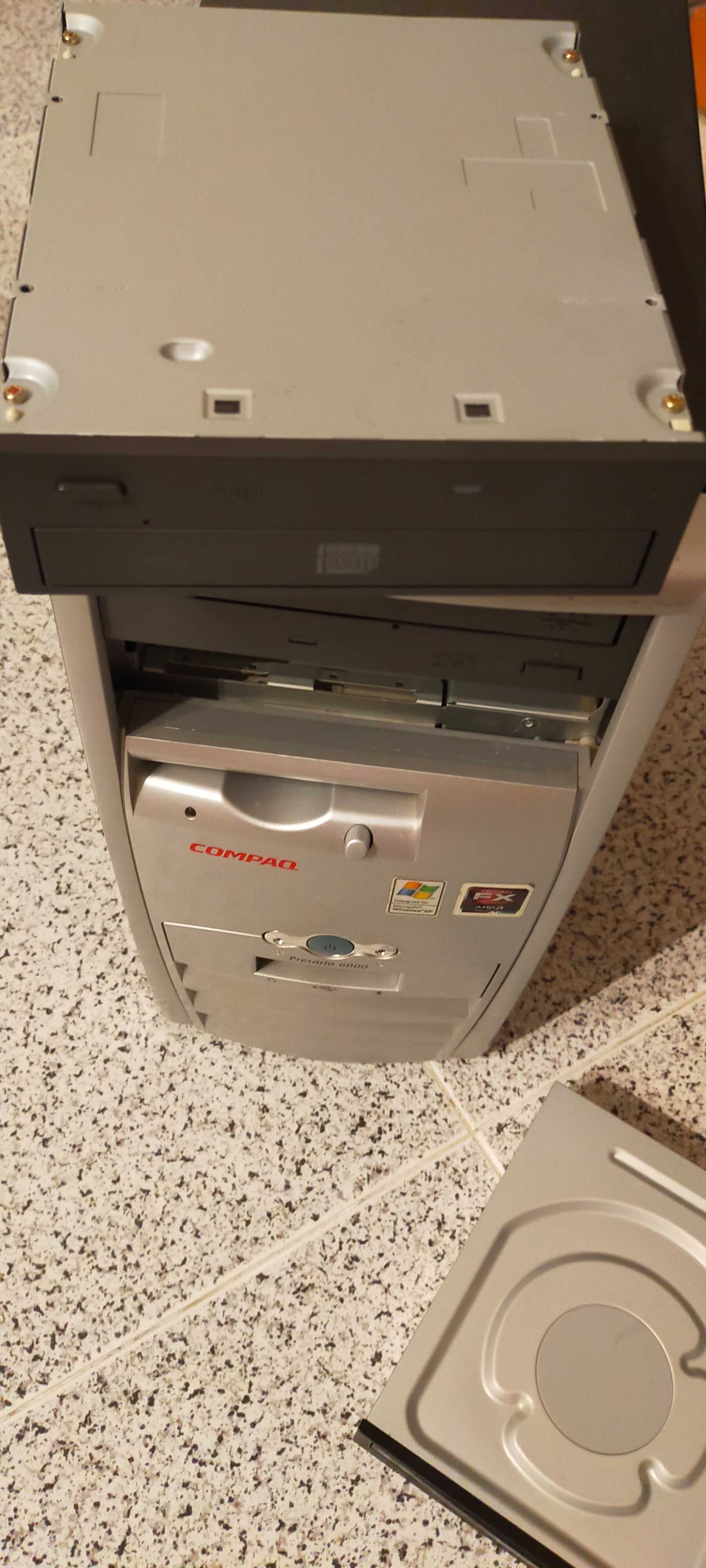 Torre Caixa de Computador Presario 6000, Leitor de CDs e DVDs