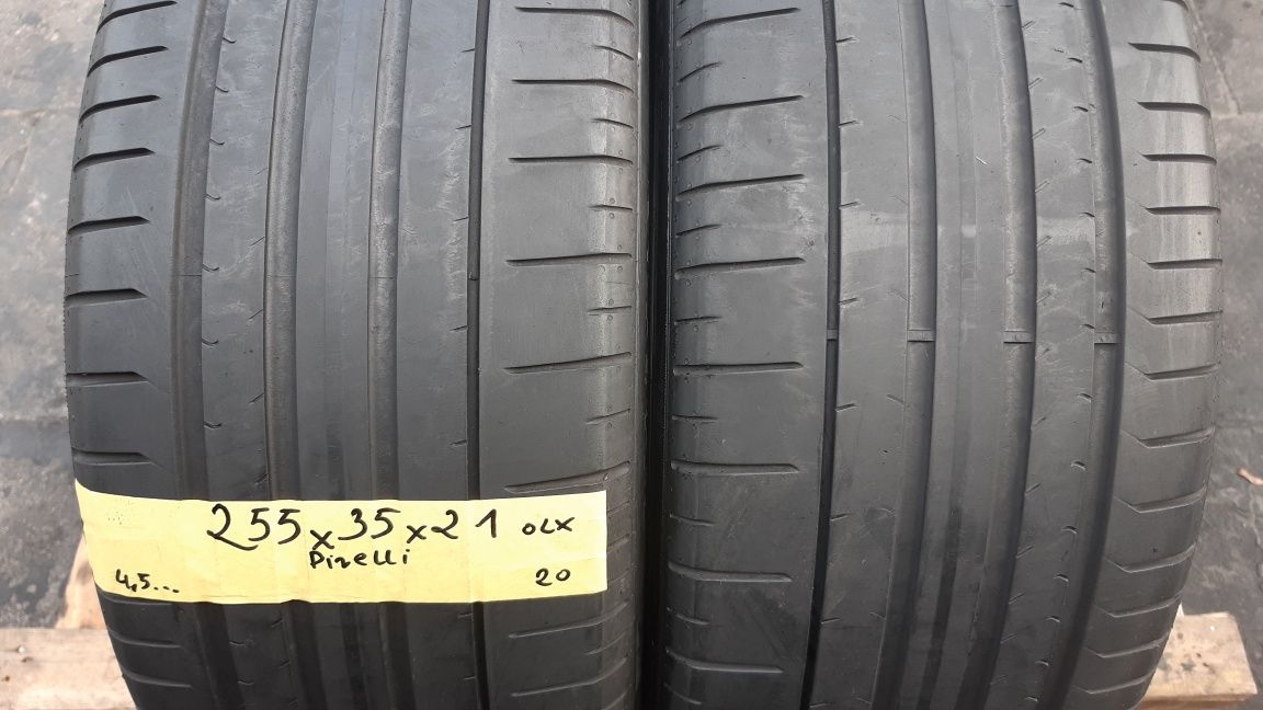 Opony Letnie 255÷35÷21÷.PIRELLI.Rok 2020.Cena 150 zł.sztuka.ZAPRASZAM.