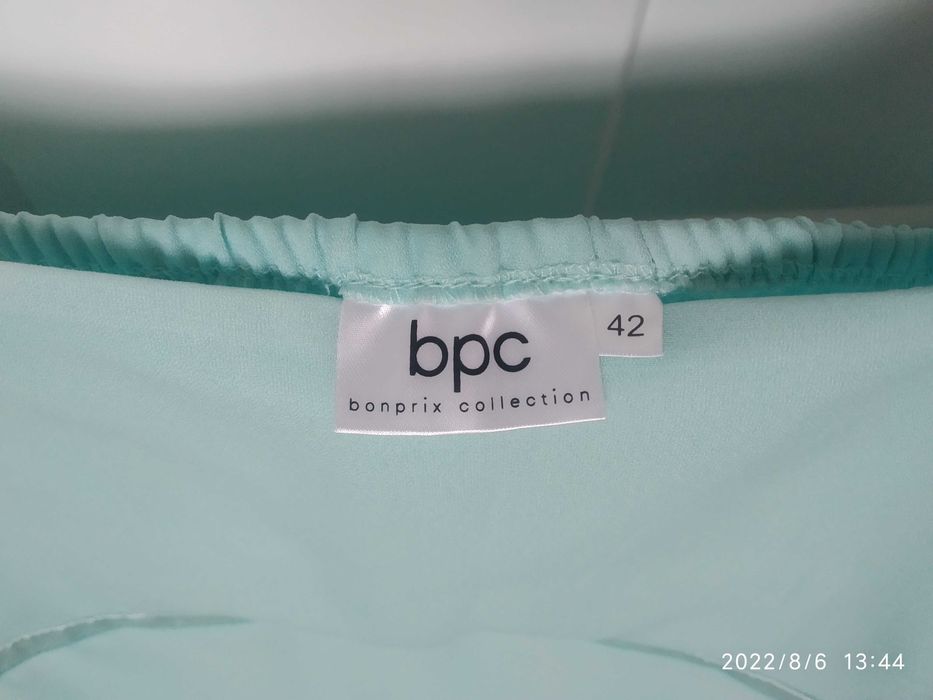 Sukienka ciążowa elegancka wesele, chrzest, komunia r. 42 miętowa