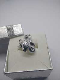 Srebrny pierścionek wąż srebro 925 R 20   207
