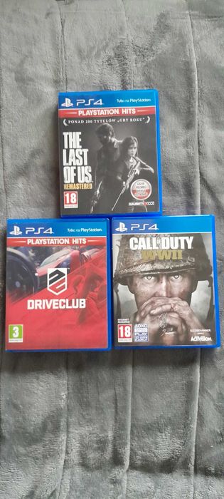 Driveclub The  last of us Gry na Playstation 4