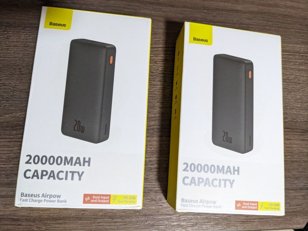 Повербанк Baseus 20000 Mah 20w PPAP20k. Быстрая зарядка