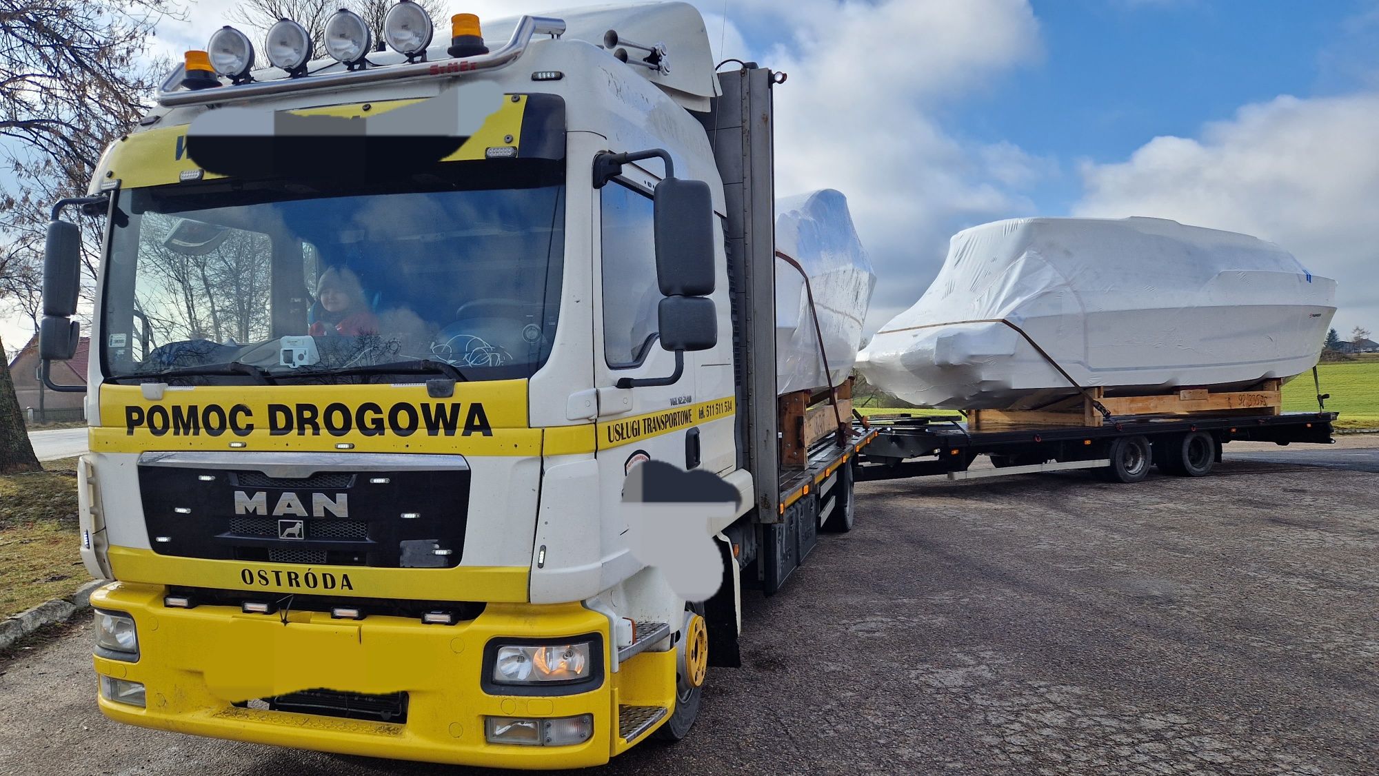 Pomoc drogowa Ostróda usługi transportowe autoholowanie