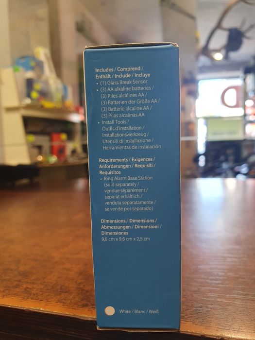 Ring czujnik alarm zbitej szyby