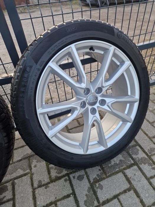 Felgi Audi Q5 8.0Jx20 ET39 + opony zimowe Continental 255/45/20