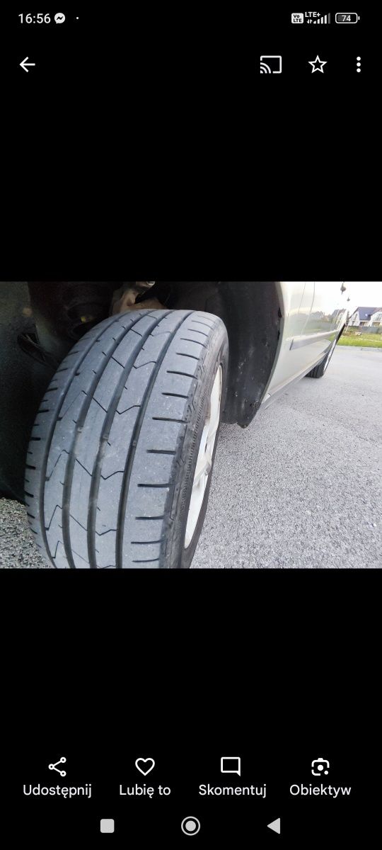 4 Koła opona i alufelga letnie w rozmiarze 205/55/16
