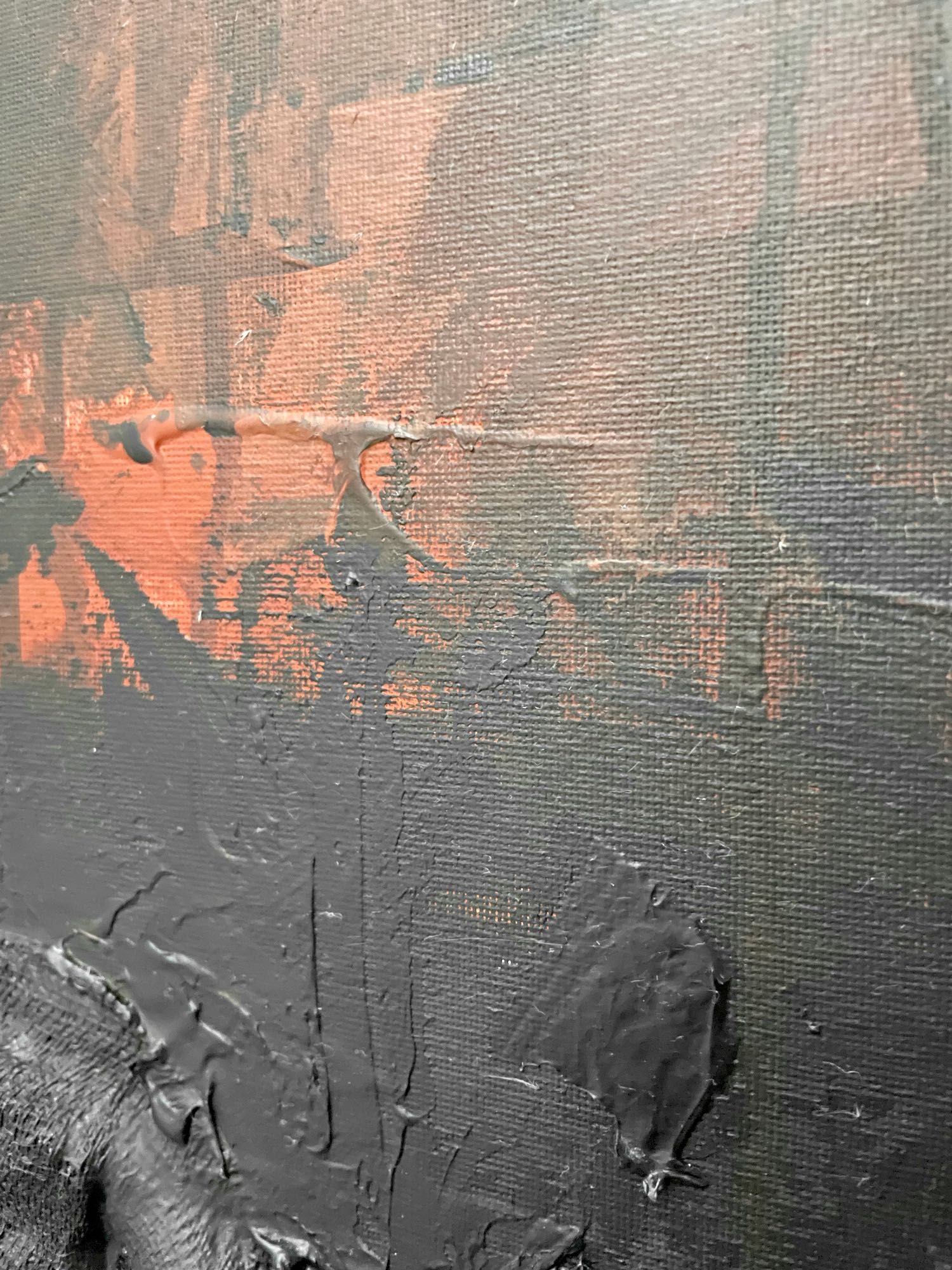obraz ręcznie malowany na płótnie, z fakturą 3D 80x100 cm