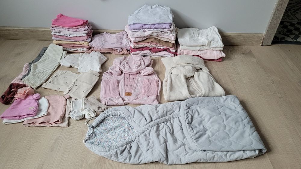 Zestaw ubranek dla dziewczynki 62 ZIMA