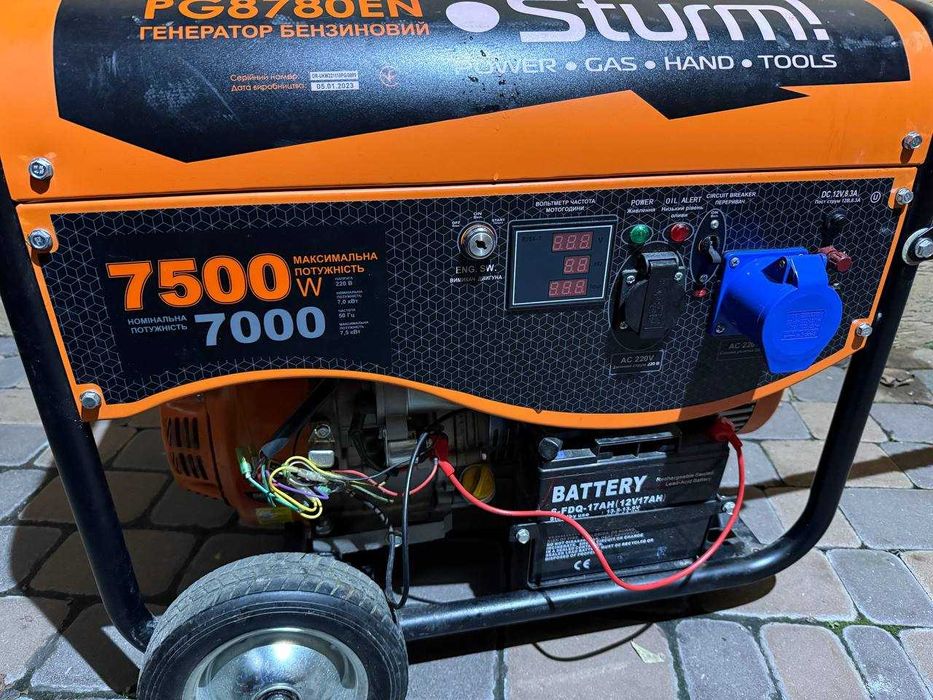 Генератор Sturm 7,5 кВт
